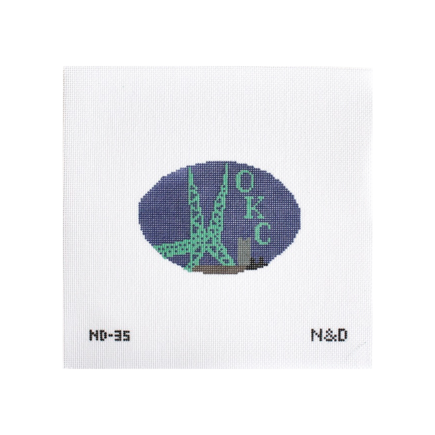 OKC Skydance Bridge Needlepoint Canvas