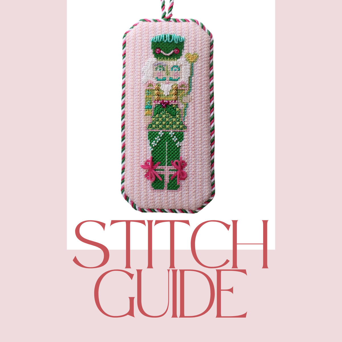 Stitch Guide for Nash & Daughters - Small Green Nutcracker - Wholesale