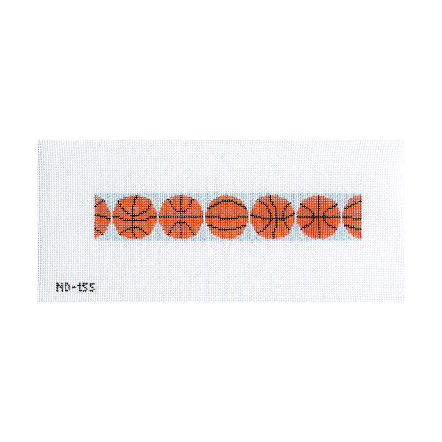 Basketball Key Fob Needlepoint Canvas
