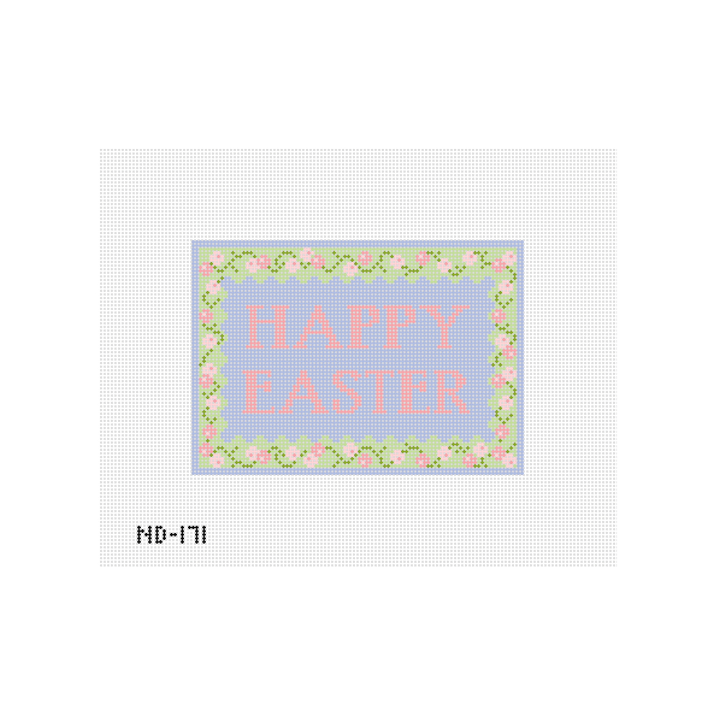 Happy Easter Sign Needlepoint Canvas