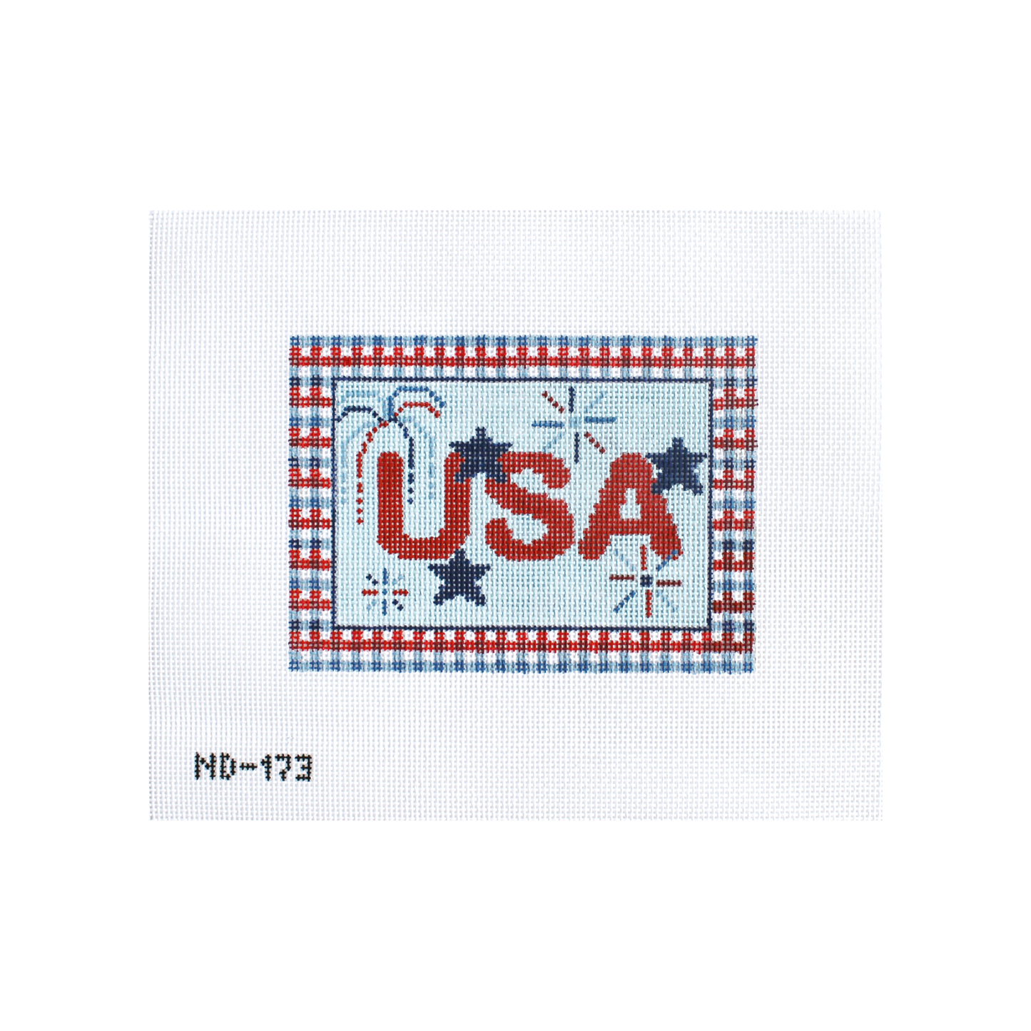USA Sign Needlepoint Canvas - Wholesale