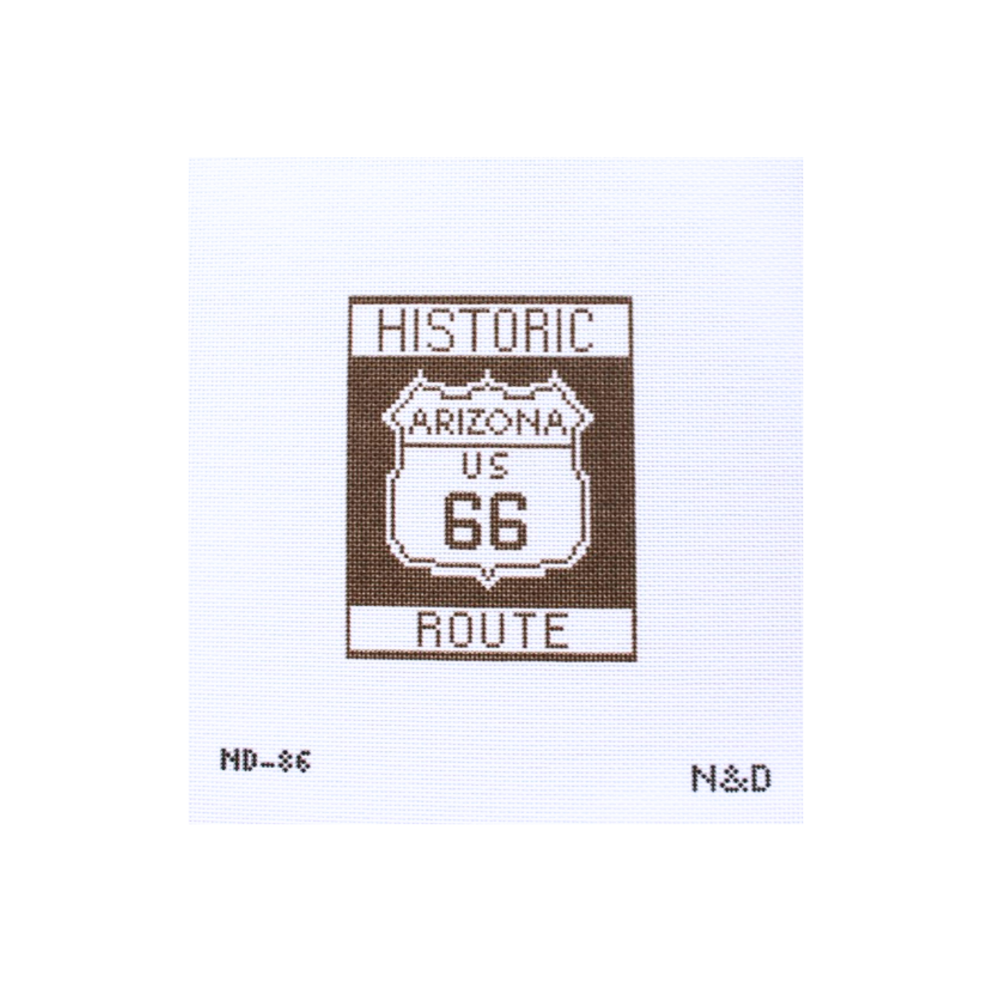 Arizona Route 66 Needlepoint Canvas