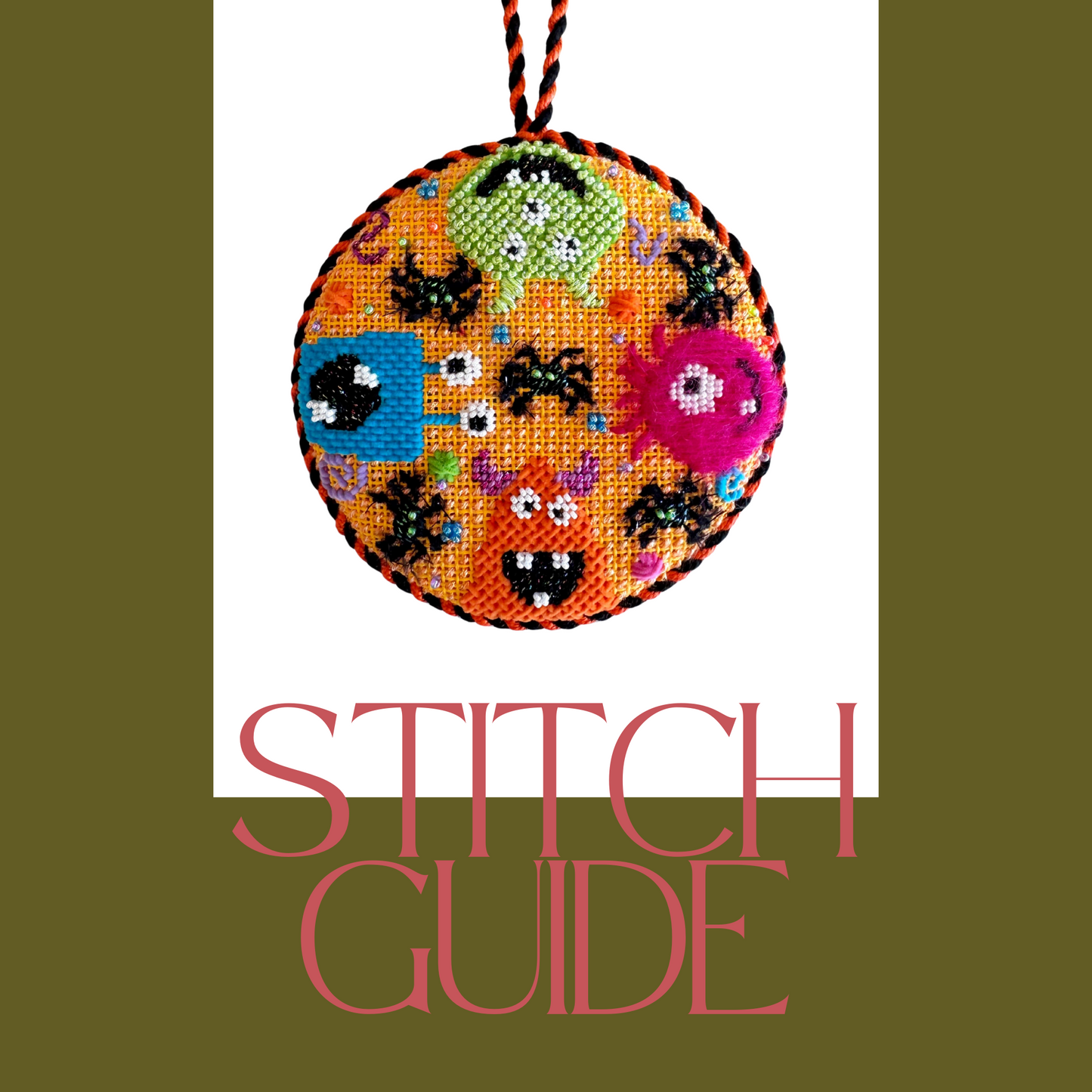 Stitch Guide for Nash & Daughters - Colorful Monsters Round
