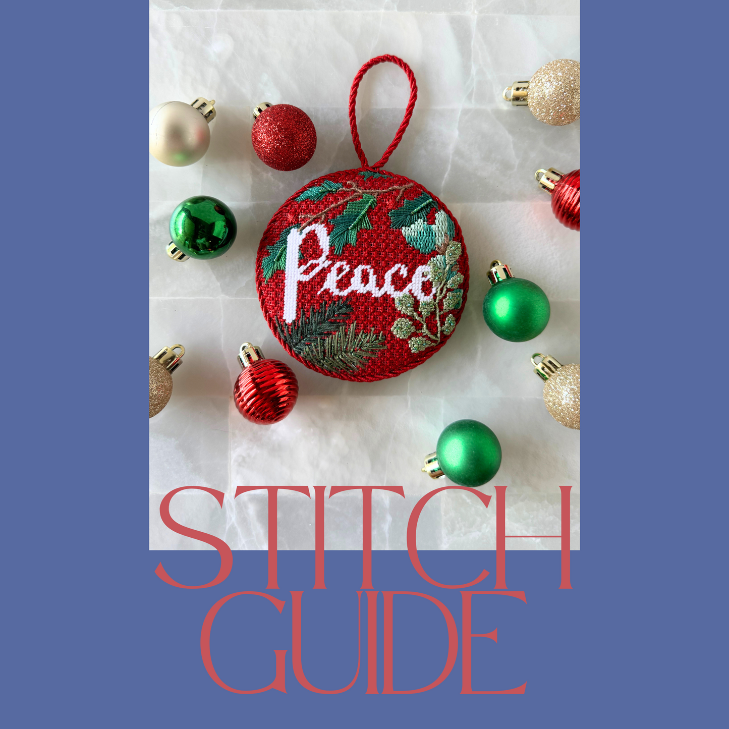 Stitch Guide for Laura Love Designs - Peace Ornament