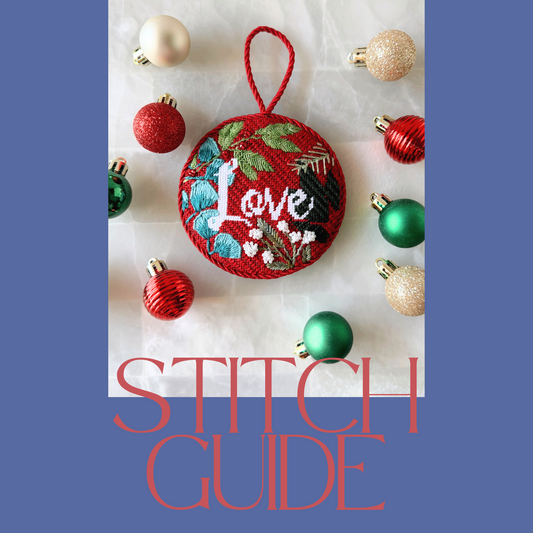 Stitch Guide for Laura Love Designs - Love Ornament