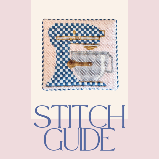 Stitch Guide for NDLPT Designs - Mixer, Blue and White Check