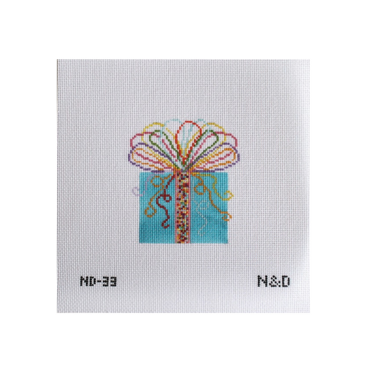 Sprinkle Present Needlepoint Canvas