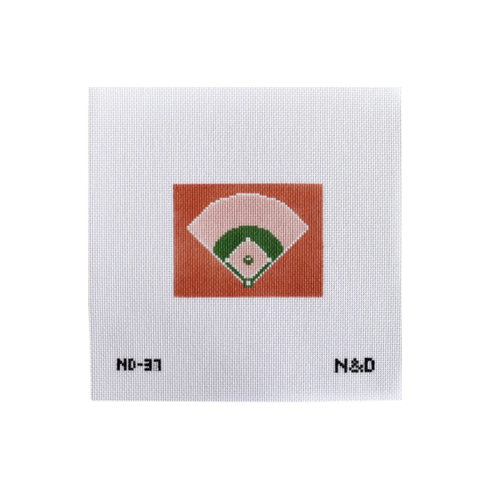 Baseball/Softball Field Needlepoint Canvas – Nash & Daughters Needlepoint