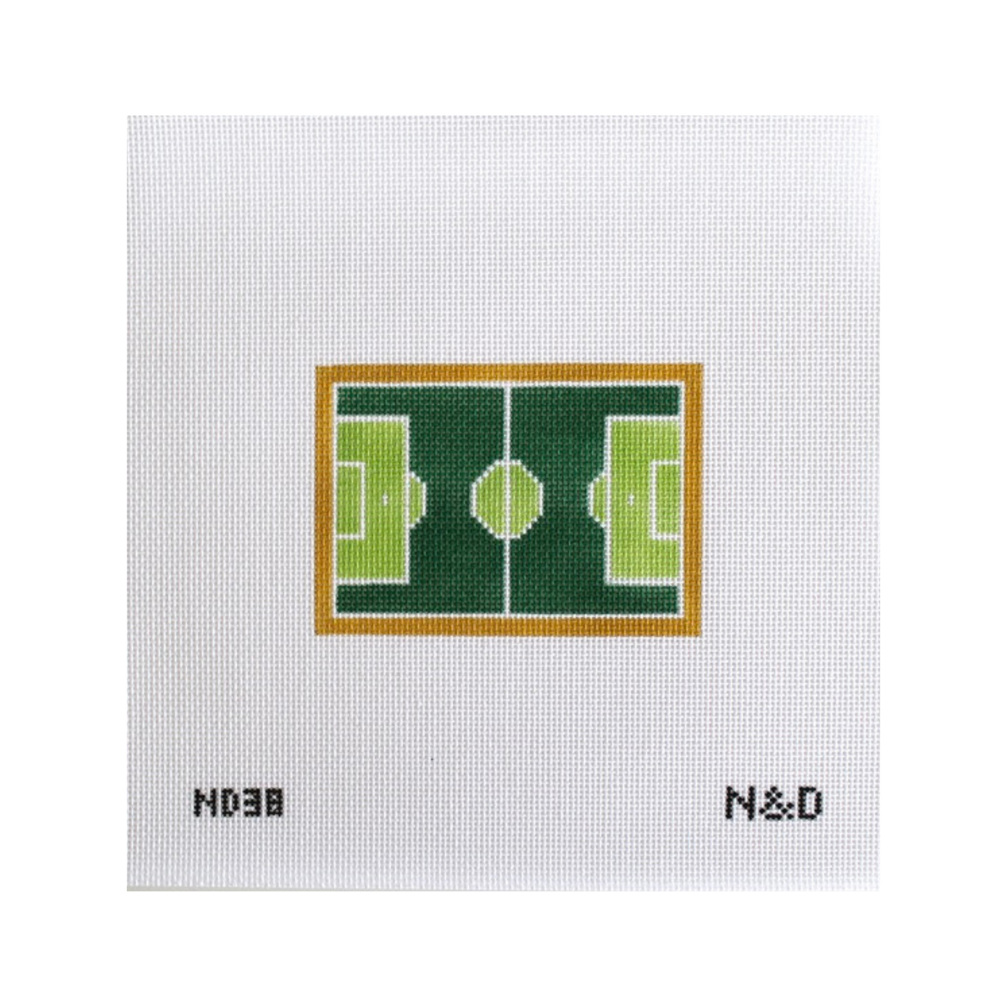 Soccer Field Needlepoint Canvas