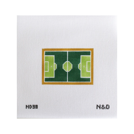 Soccer Field Needlepoint Canvas