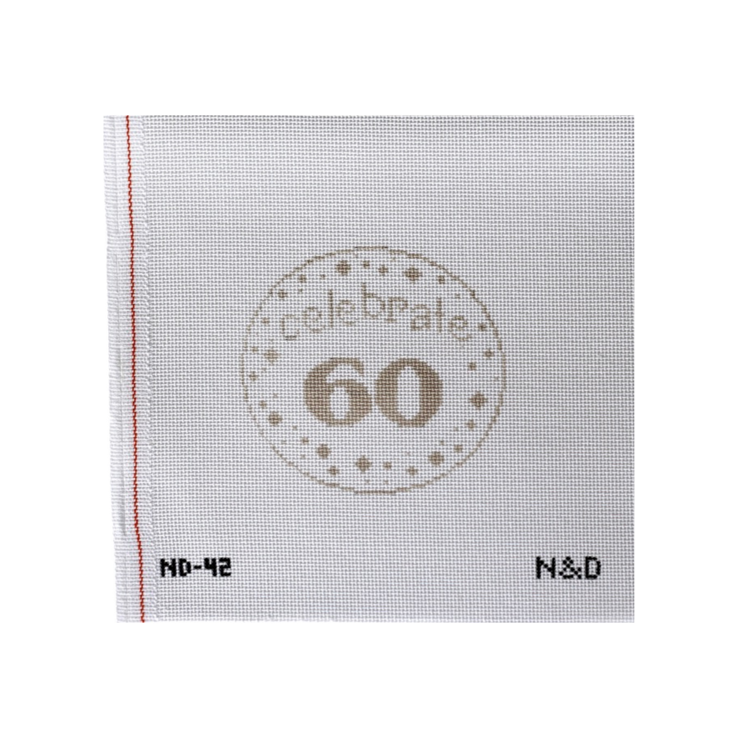 Celebrate 60 Needlepoint Canvas