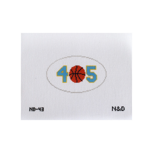 405 Basketball Needlepoint Canvas