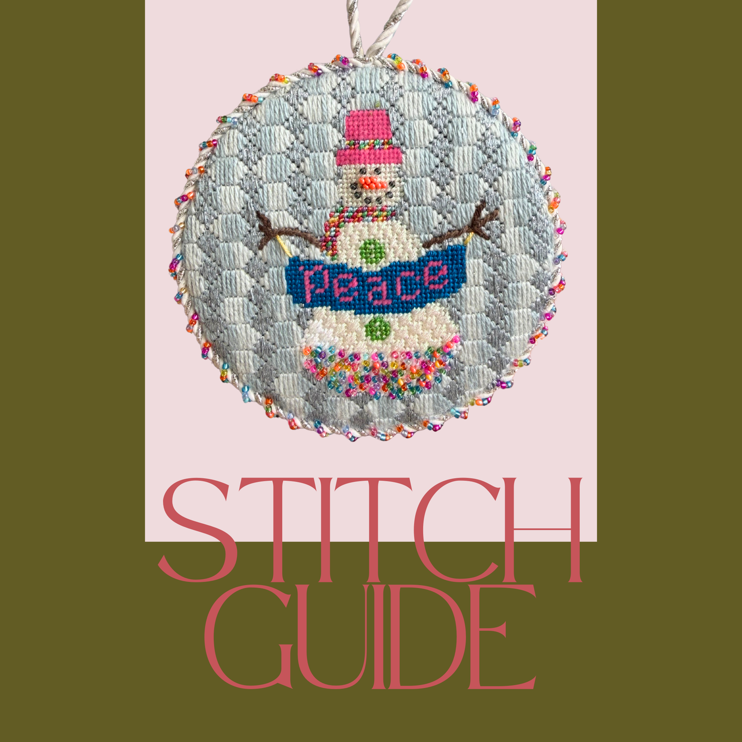 Stitch Guide for Nash & Daughters - Sprinkle Snowman