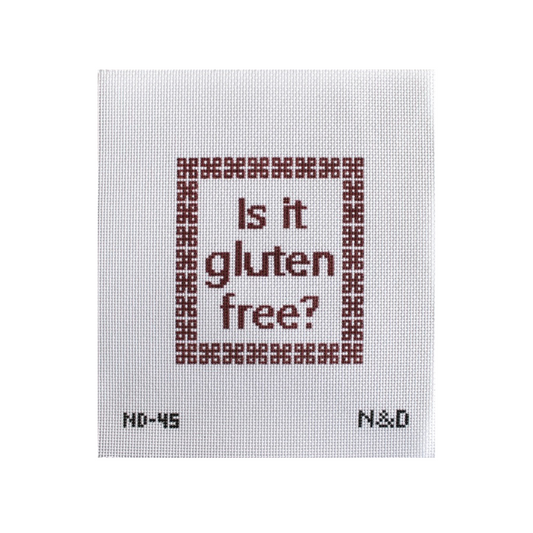 Is It Gluten Free? Needlepoint Canvas