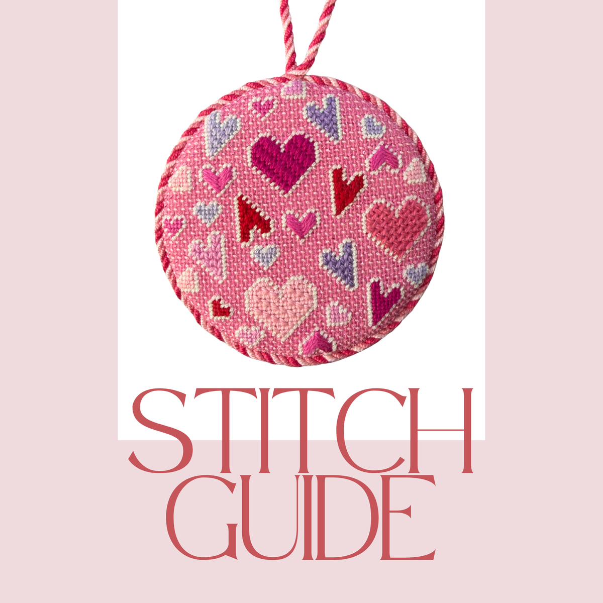 Stitch Guide for Nash & Daughters - Crazy Hearts Round - Wholesale
