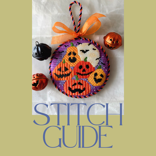 Stitch Guide for Meredith Collection - 13 Days of Halloween - Five Pumpkins