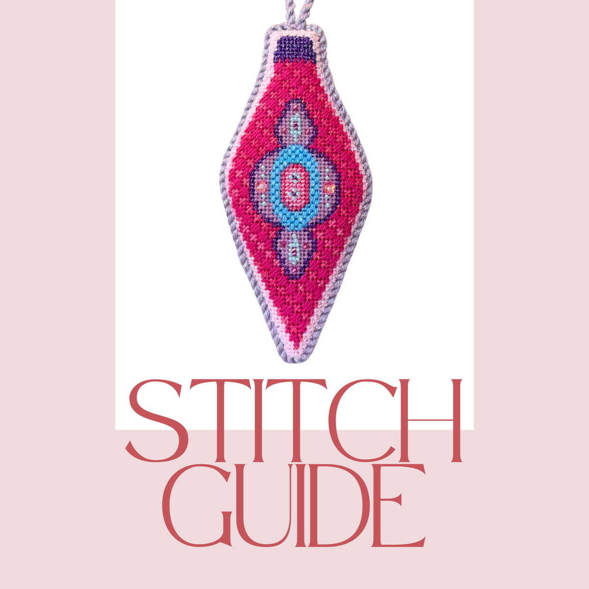 Stitch Guide for Nash & Daughters - Mid Century Mod Long Pink and Purple - Wholesale
