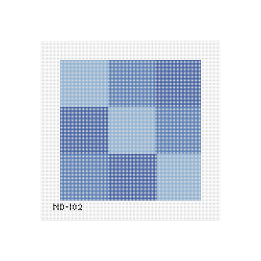 8" x 8" 9 Squares - Blues