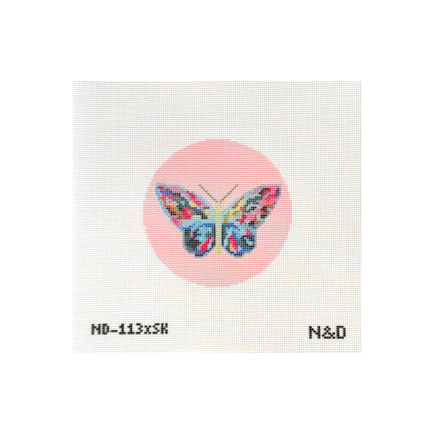 Art by Sara Kay x Nash & Daughters - Butterfly Needlepoint Canvas