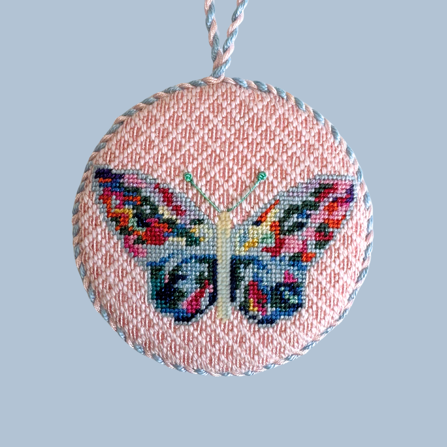 Art by Sara Kay x Nash & Daughters - Butterfly Needlepoint Canvas