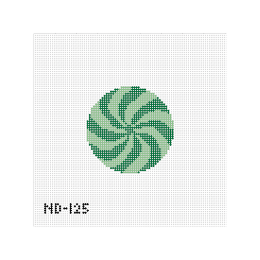 Green Peppermint Needlepoint Canvas - Wholesale