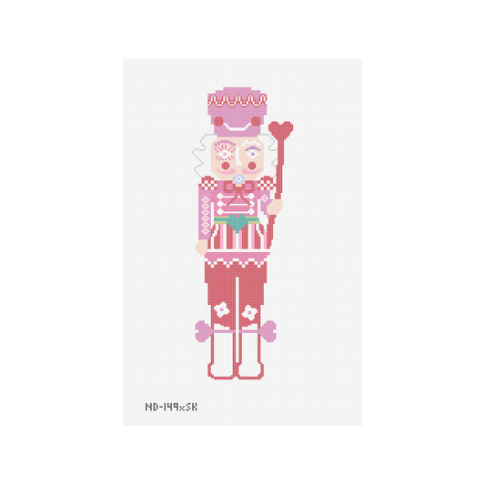 Large Red Nutcracker Needlepoint Canvas - Wholesale
