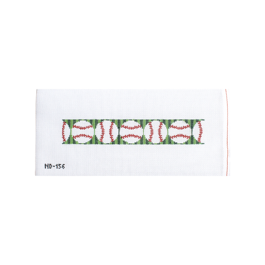 Baseball Key Fob Needlepoint Canvas
