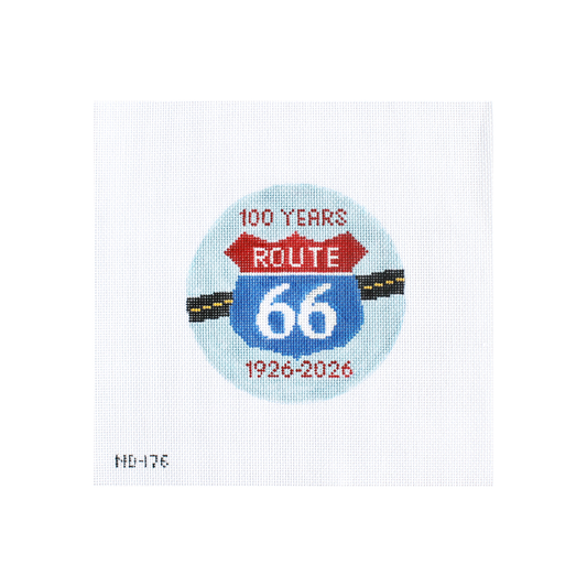 Route 66 - 100 Years Needlepoint Canvas
