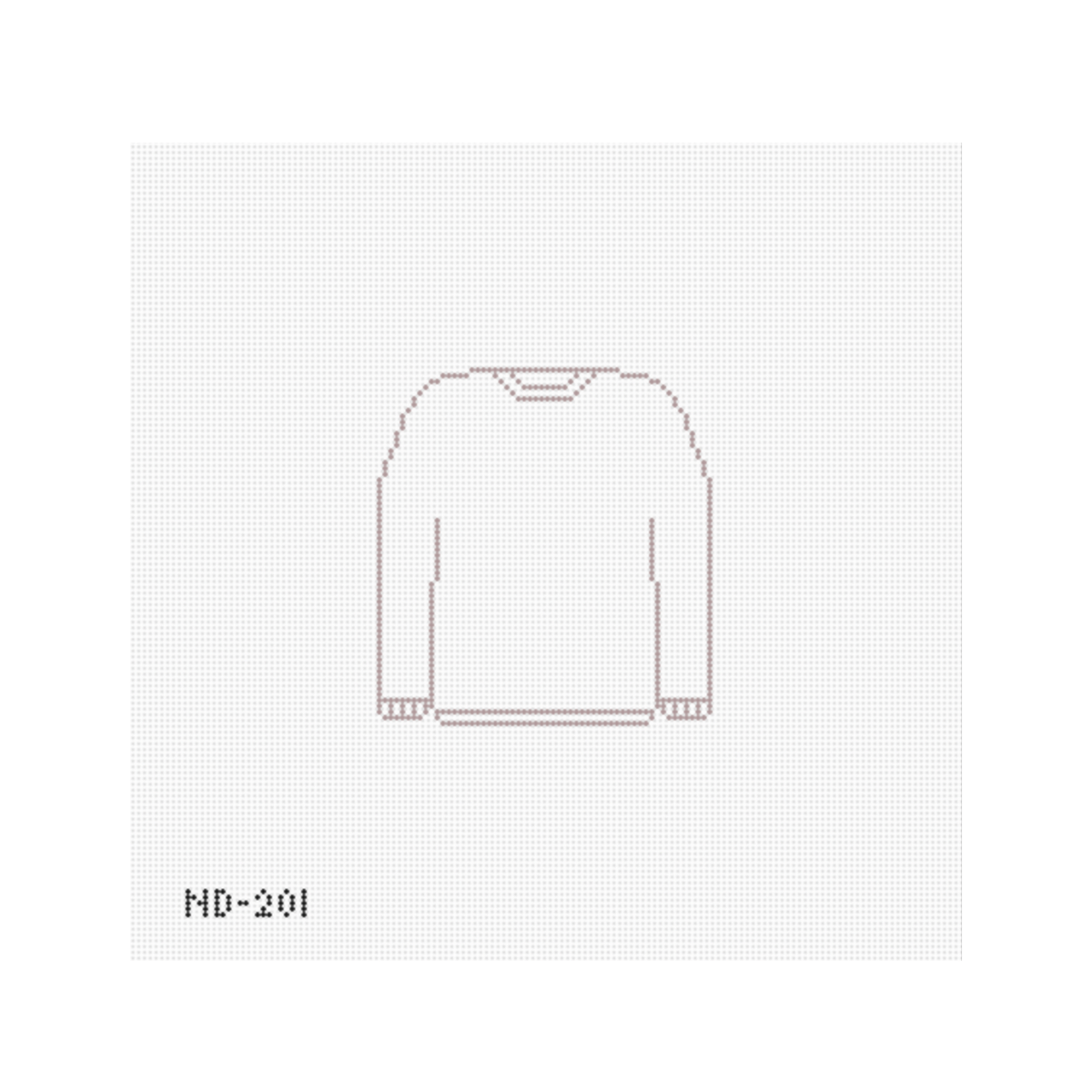 Blank/Plain Sweatshirt Needlepoint Canvas - Wholesale