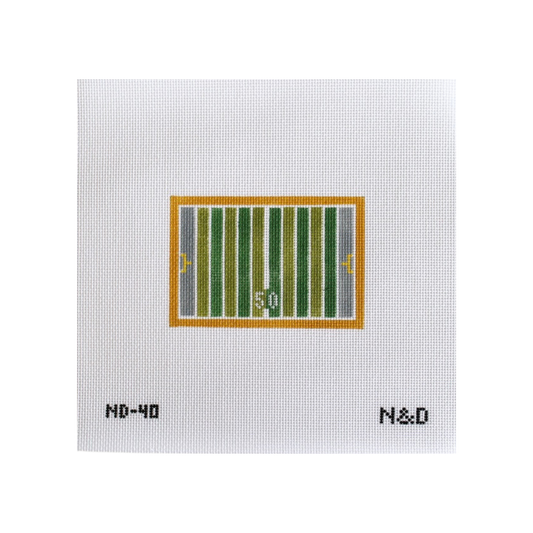Football Field Needlepoint Canvas