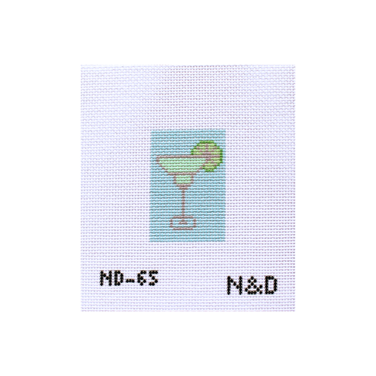 Margarita Luggage Tag Insert Needlepoint Canvas