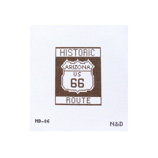 Arizona Route 66 Needlepoint Canvas
