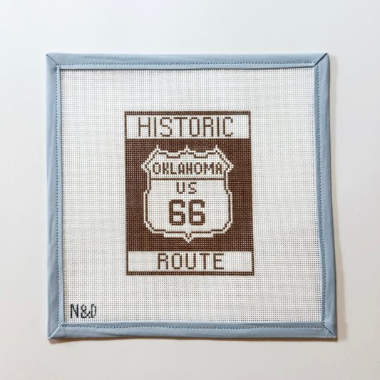 Route 66 Needlepoint Canvas