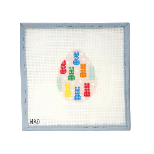 Peeps Bunny Egg Needlepoint Canvas