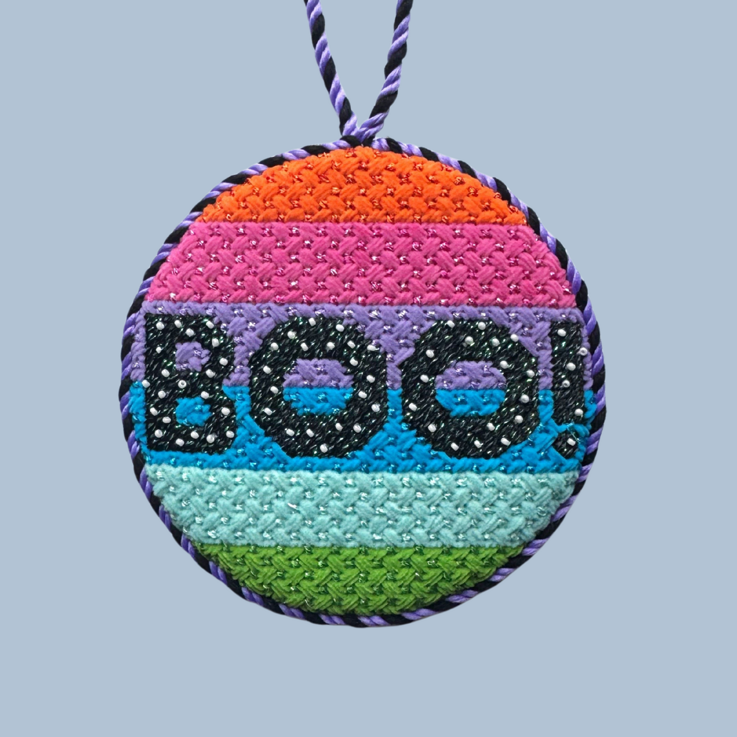 Colorful Boo! Needlepoint Canvas